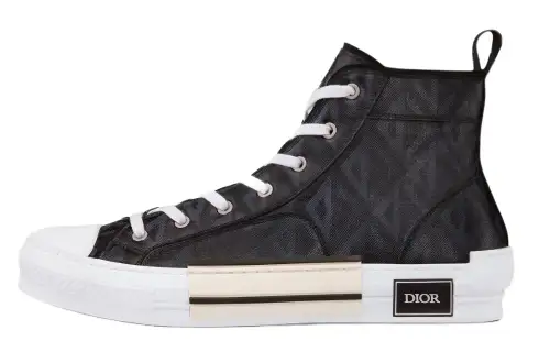 DIOR B23 High Top Black Cd Diamond