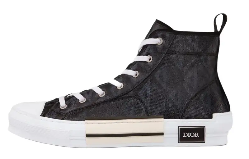 DIOR B23 High Top Black Cd Diamond