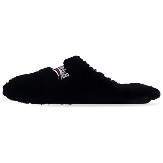 Balenciaga Furry Slides 'Black'