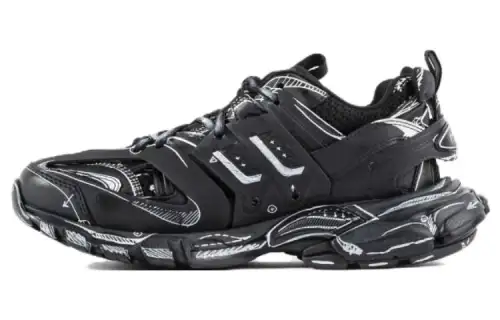 Balenciaga Track 1.0 Sneakers 'Black White'