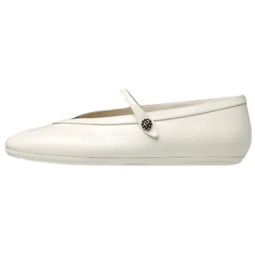 DIOR Flat Mary Jane Shoes Women's White