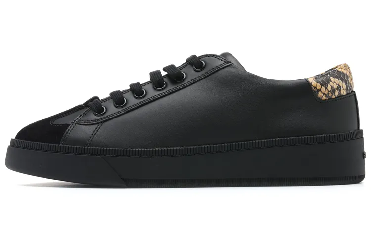 BALLY Python-print Leather Sneakers