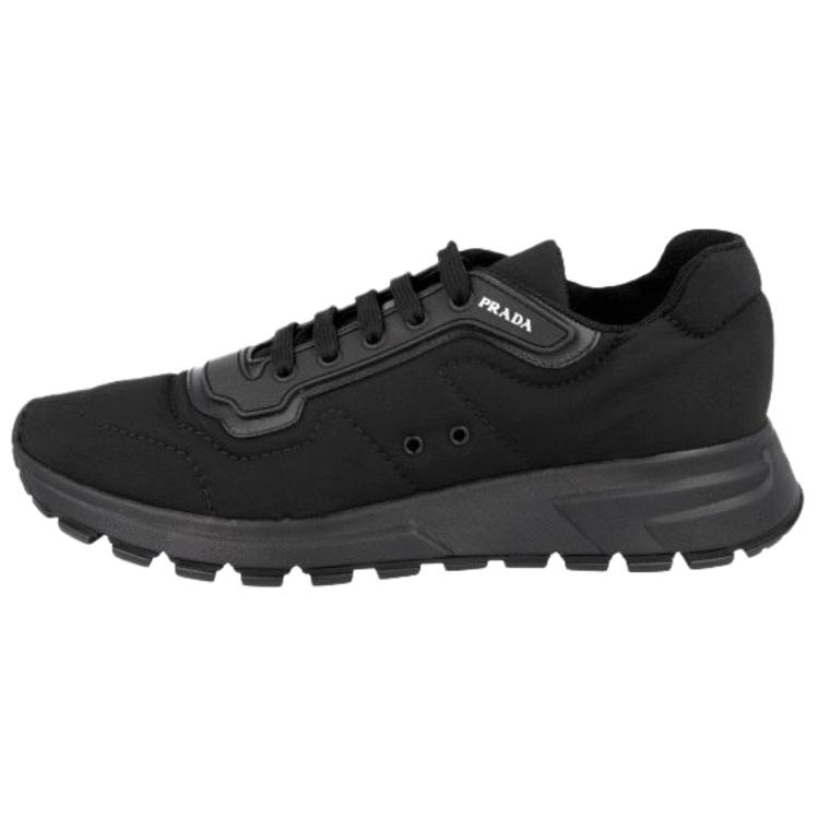 PRADA Prax 01 Leather Low top Casual Shoes Men's Black