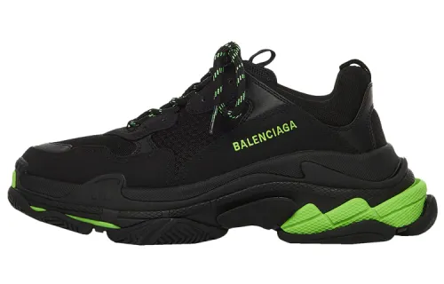 Balenciaga Triple S Black Fluo Green