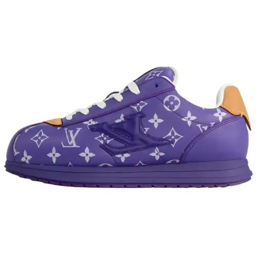 LOUIS VUITTON X Nigo Collaboration FW25 Buttersoft Low top Casual Shoes Men's Purple