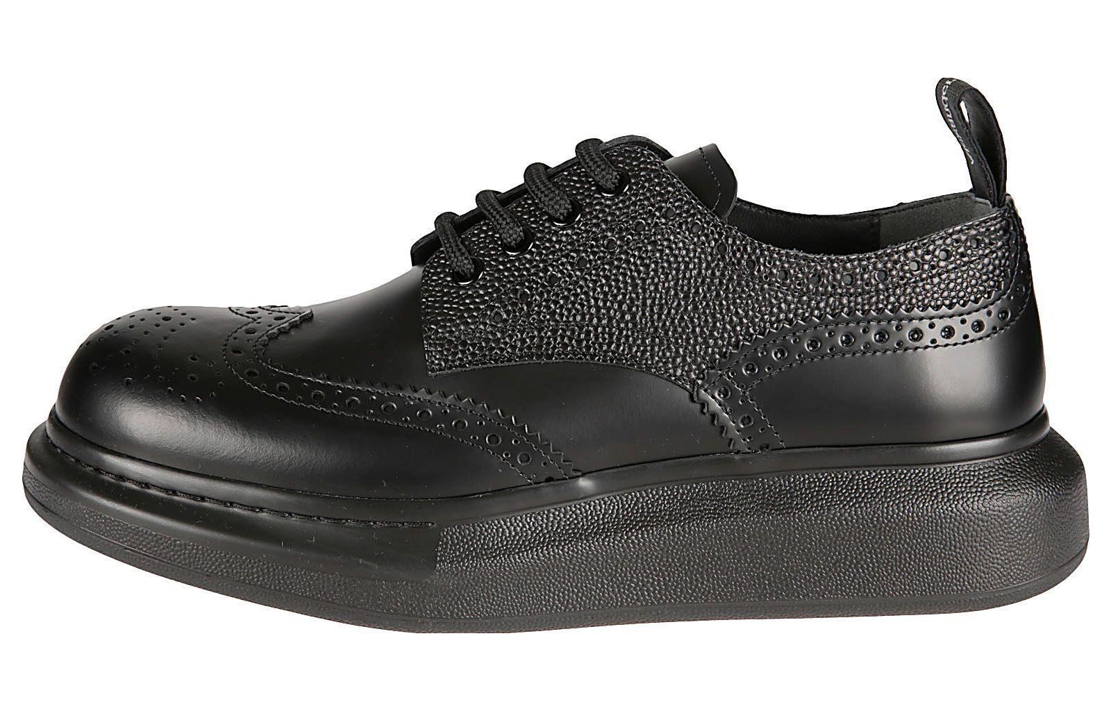Alexander McQueen Alexander McQueen Hybrid Comfortable and Versatile Men's Casual Shoes Men's Black