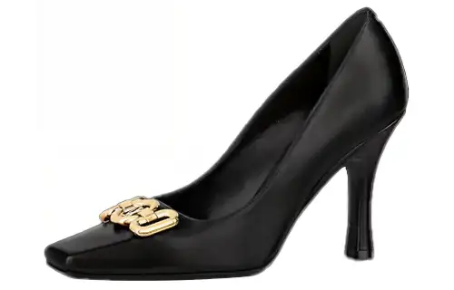 LOUIS VUITTON Rotary High Heels 9.5cm Women's Black