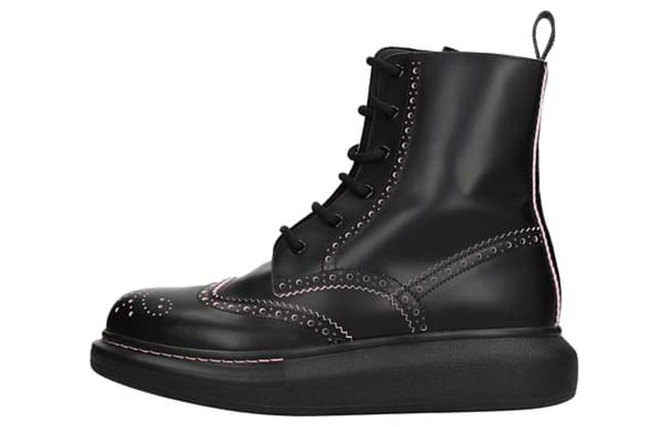 Женские ботинки Alexander McQueen Hybrid (черные)