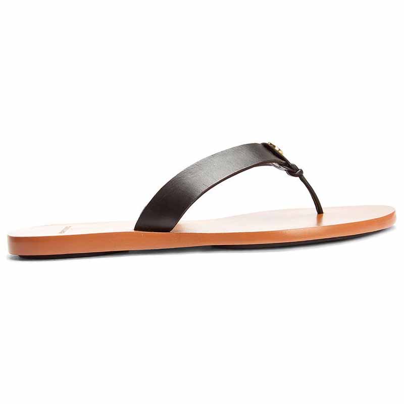TORY BURCH Flip Flops Women's Black Brown