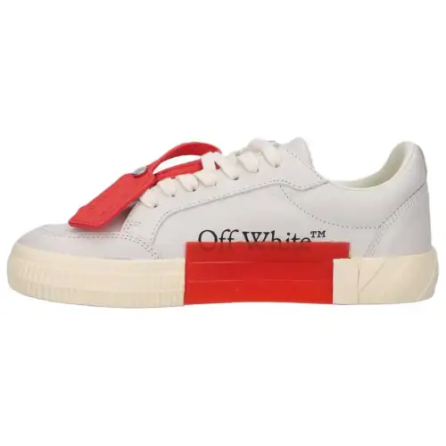 OFF WHITE Vulc Leather Sneaker Grey White