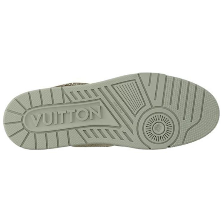 Мужские кроссовки Louis Vuitton Trainer (зеленый) — фото 6