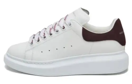 Alexander McQueen Oversized Sneaker 'White Dark Burgundy' Women's