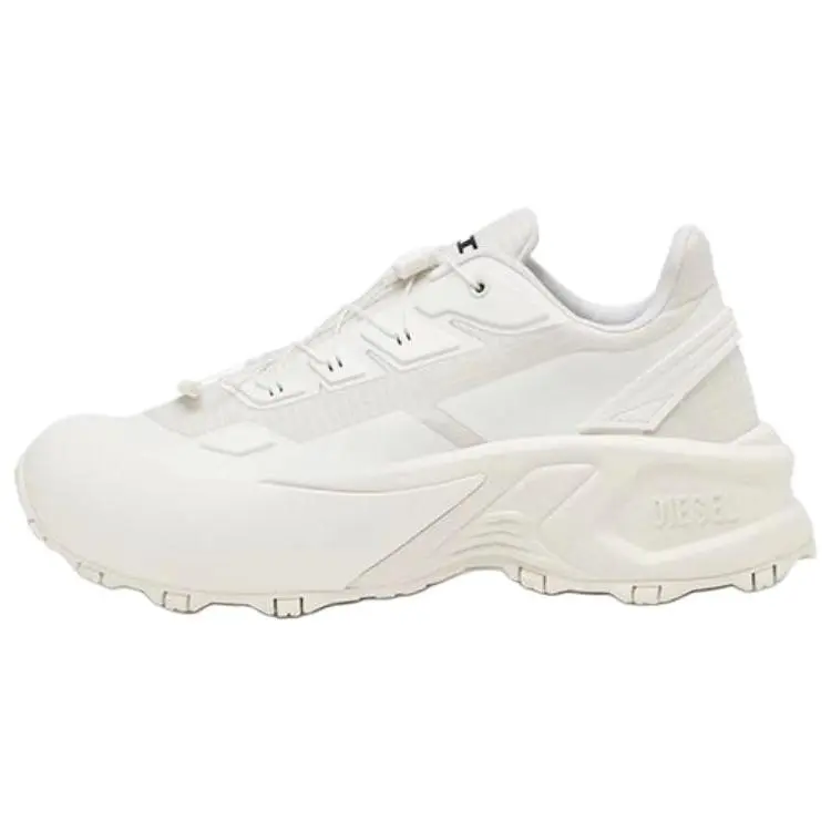 DIESEL Fabric Low top Casual Shoes Men's White