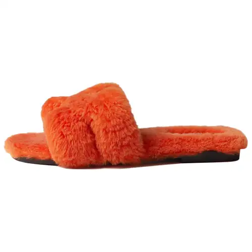 HERMES Oran Slide Slippers Women's Orange