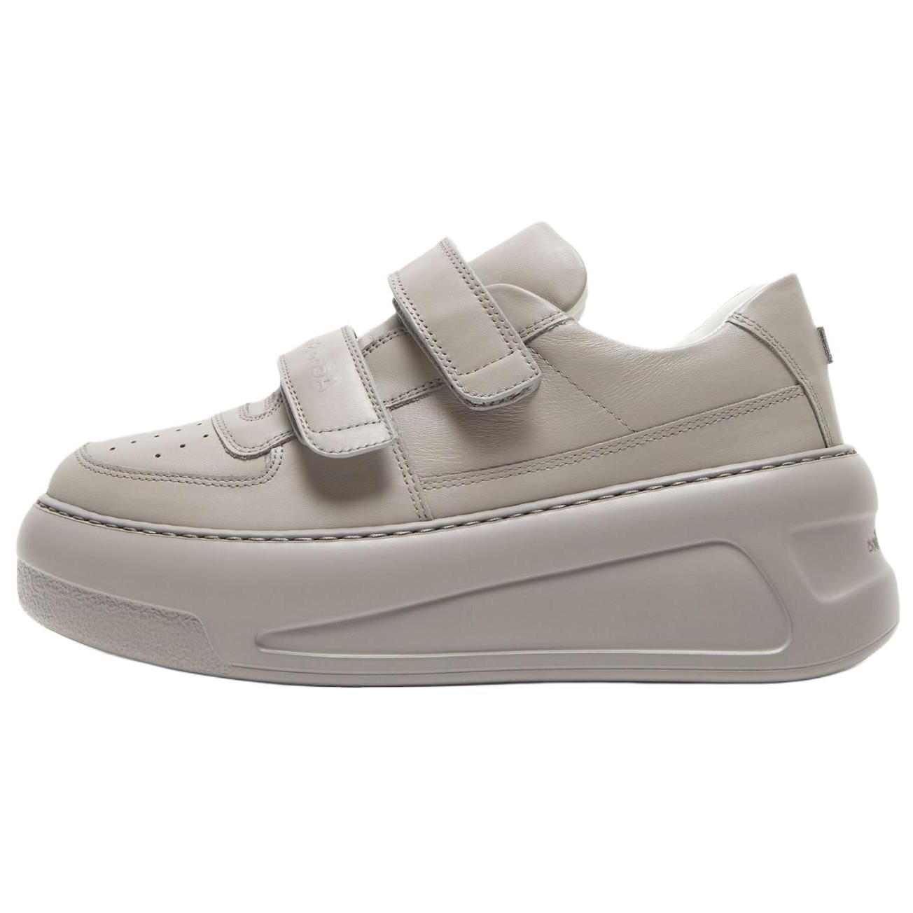 Унисекс кеды Acne Acne Studios 4cm (таупово-серые)