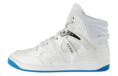 GUCCI High top Basketball Shoes Men's Blue