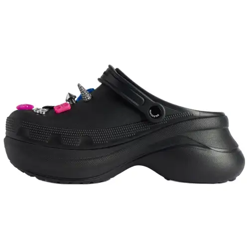 Balenciaga Jibbitz Charm Crocs Mules Women's