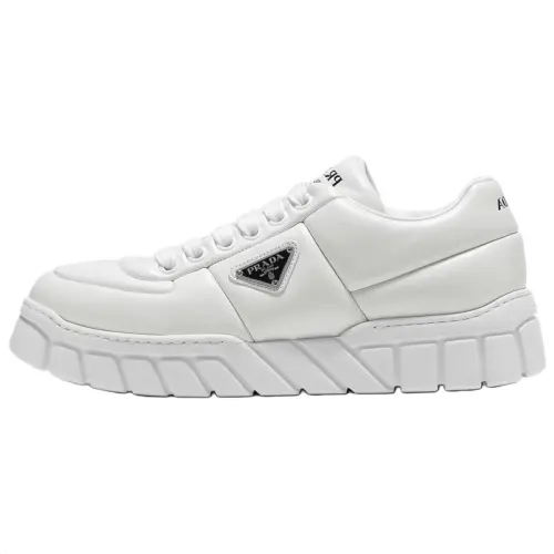PRADA Low top Skateboard Shoes Women's White