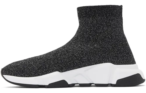 Balenciaga Speed High top Casual Shoes Women's Black