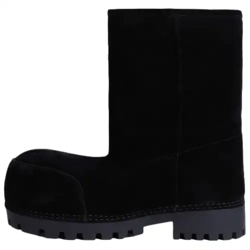 Balenciaga Alaska Fur Low Boots
