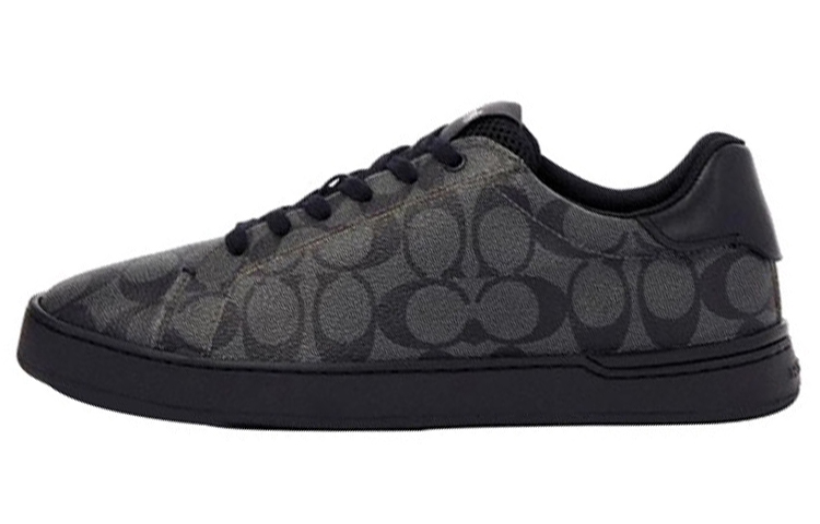 Мужские кеды COACH Canvas Low (черные)