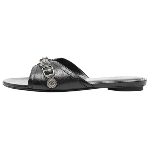 Balenciaga Cagole Open Toe Slippers Women's