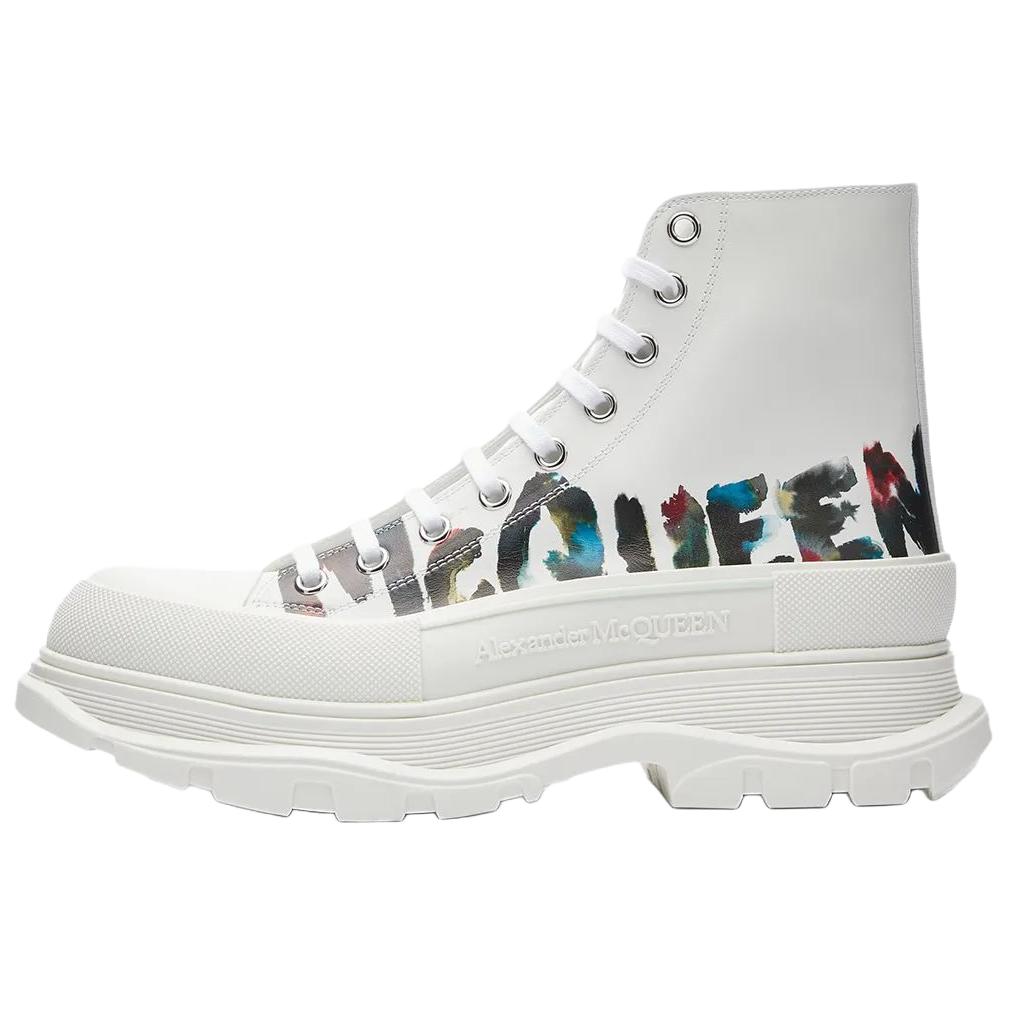 Мужские ботинки Alexander McQueen 711109WIATC9583 (белые)