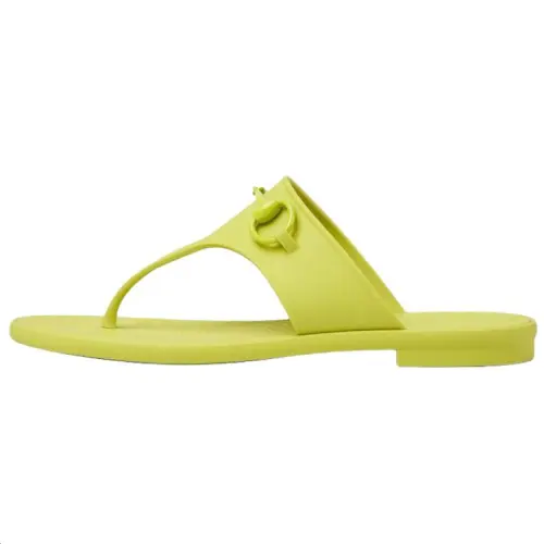 GUCCI Horsebit Slip Resistant Flip Flops Women's Green