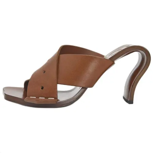LOEWE Slide Slippers 9cm Women's Tan