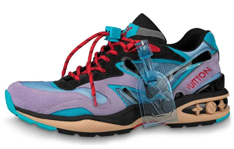 LOUIS VUITTON Trail Sneakers 'Purple Blue Black'
