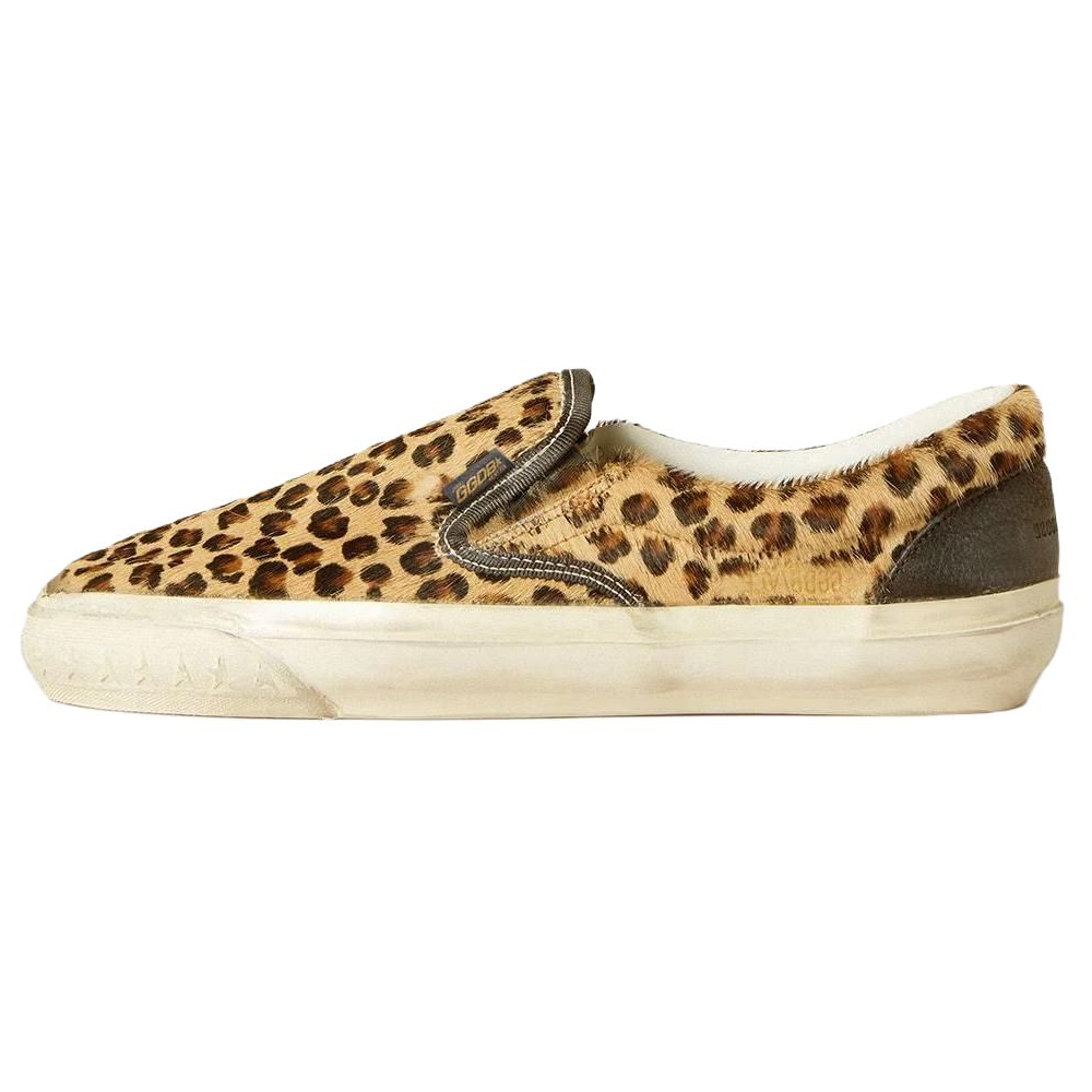 Мужские слипоны Golden Golden Goose VCE Penstar (коричневые)