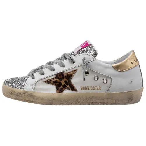 Golden Goose Super Star Low top Sports Skateboard Shoes Women's Golden Tail