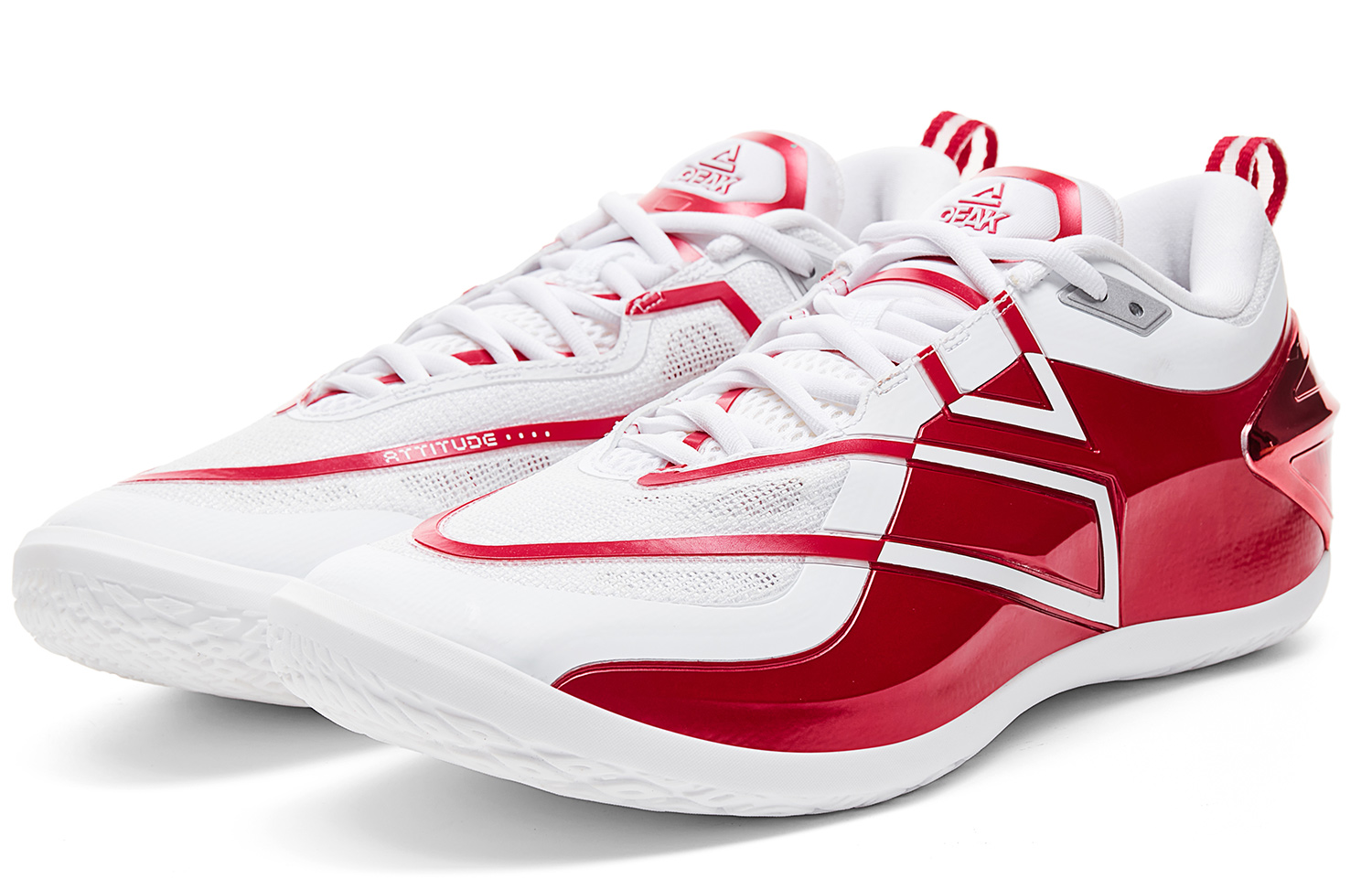 PEAK Taichi General Basketball Shoes Men’s Dark White And Dark Red