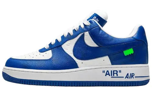 Nike X LOUIS VUITTON Air Force 1 Low By Virgil Abloh 'Blue White'
