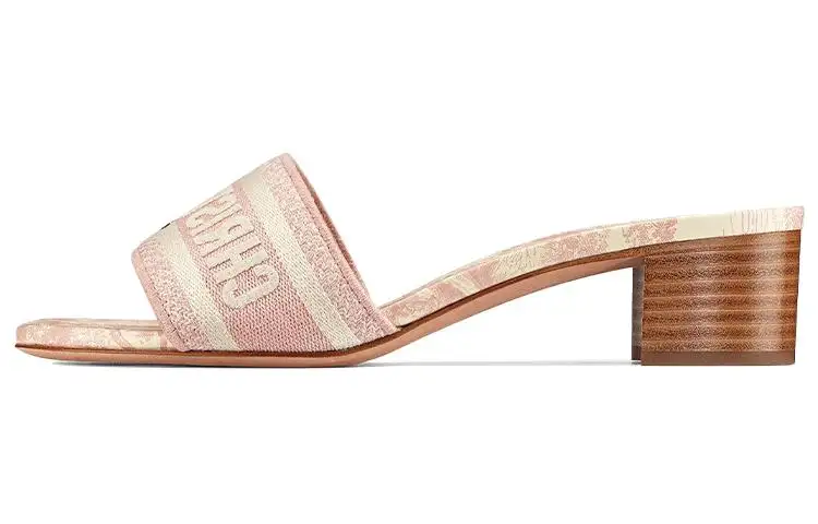 DIOR Dway Totem Slide Slippers Women's Pink