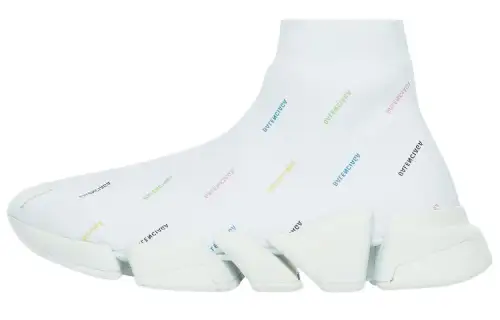 Balenciaga Speed 2.0 Casual Shoes Women's High Top White