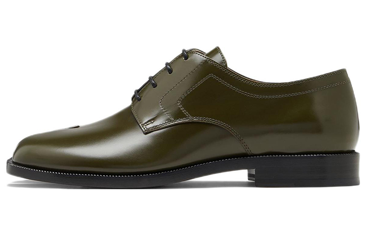 Maison Margiela Tabi Cow Leather Women's Casual Shoes Women's Green