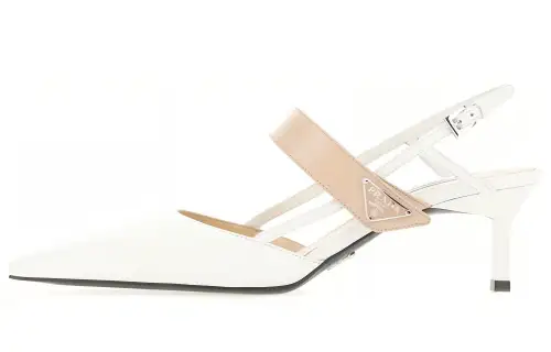 PRADA Slim Heel High Heels Women's White