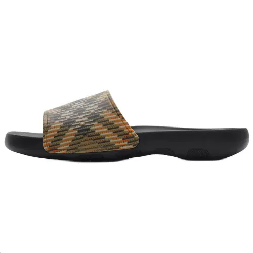 Burberry Slide Slippers Women's Black Brown