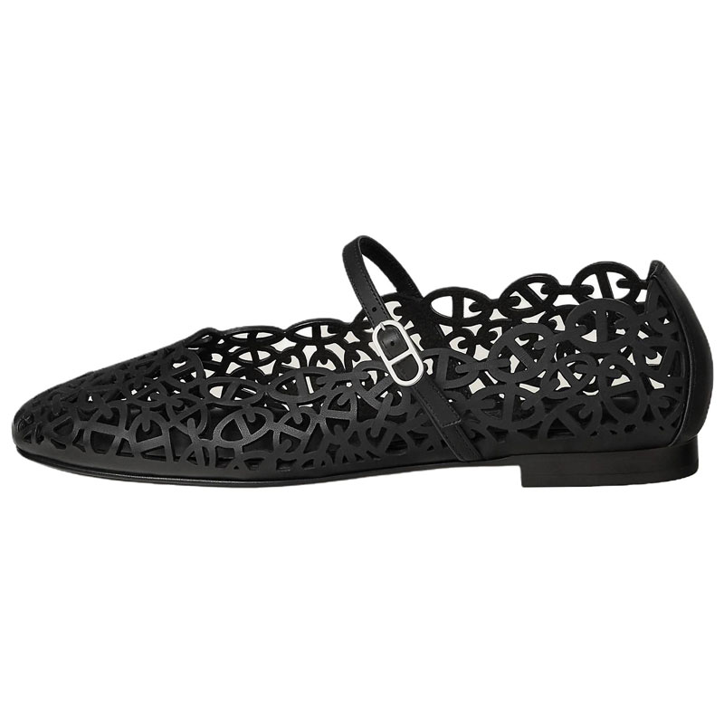 Женские туфли Hermes Meli (черные)