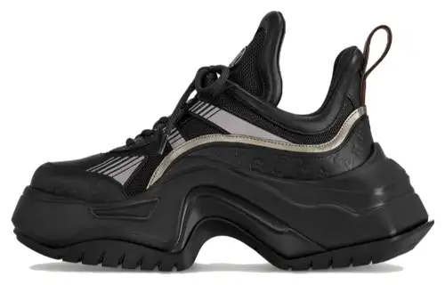 LOUIS VUITTON Low top Chunky Sneakers Women's Black