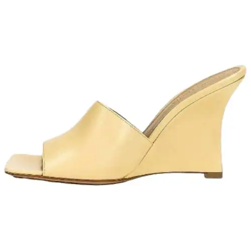 Bottega Veneta Stretch Slide Slippers Women's Yellow
