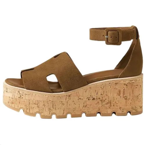 HERMES Luce 30 One Strap Sandals 6.5cm Women's Brown