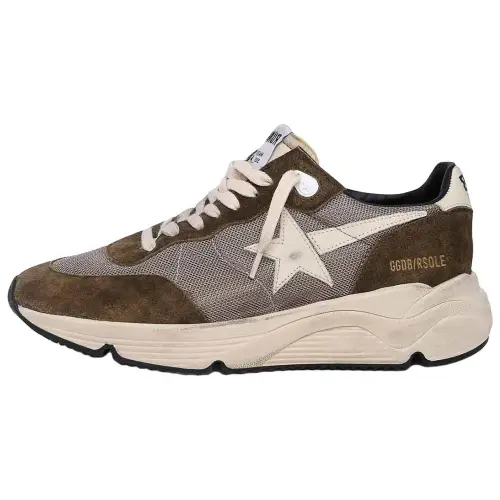 Golden Goose Running Sole Low top Casual Shoes Men's Brown Beige