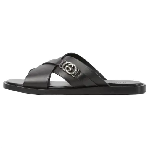 GUCCI Slide Slippers Men's Black