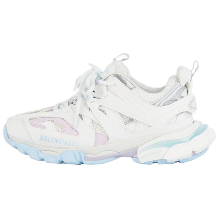 Женские кроссовки Balenciaga Track (бело-сине-розовые)