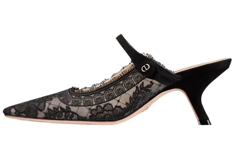 DIOR Closed Toe Slippers Women's Black