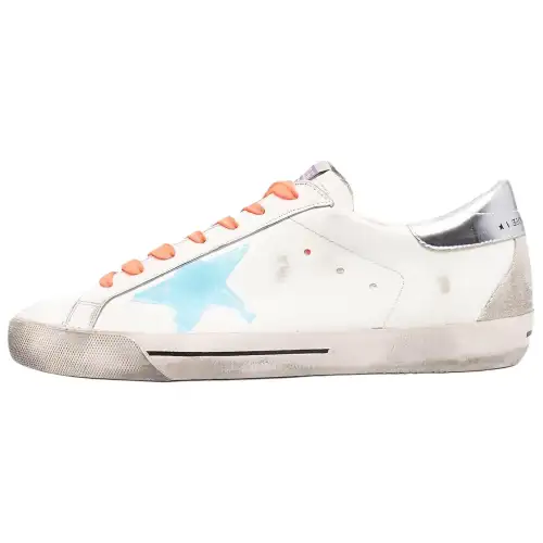 Golden Goose Super Star Low top Skateboard Shoes Men's White
