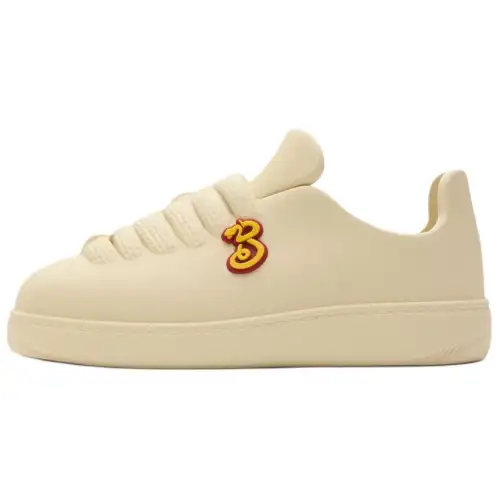 Burberry Bo Low top Skateboard Shoes Men's Beige