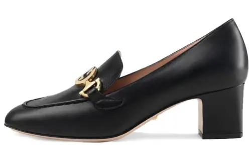 GUCCI Mocassino Tacco Medio Zumi Loafers